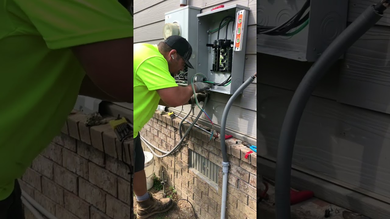Sub-panel install @electricianu