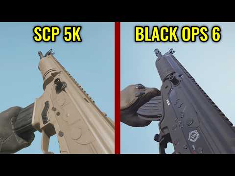 SCP 5K vs Black Ops 6 - Weapons Comparison