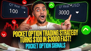 POCKET OPTION TRADING STRATEGY TURNS $100 IN $3000 FAST! | POCKET OPTION SIGNALS