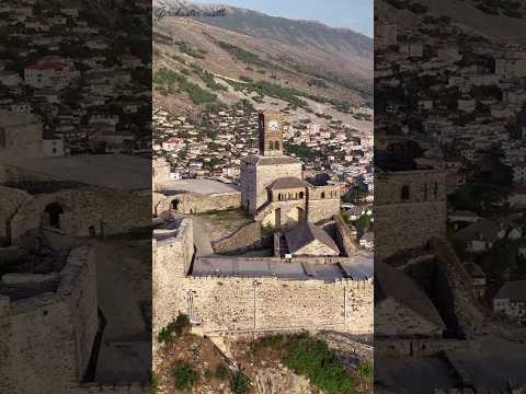 Gjirokastër Castle 🇦🇱 Albania's Fortress Above the Clouds #albania #gjirokaster #shorts #balkan