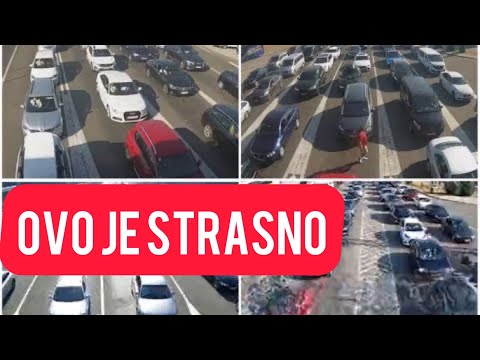 Ne krecite nigde! OVO JE STRASNO! Bukvalno je SVE BLOKIRANO! NAROD POBESNEO! Ovo je HAOS