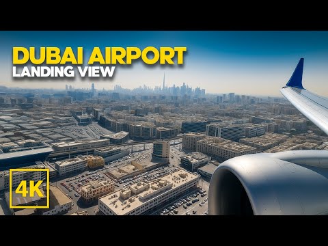 Dubai Airport Landing | Landing at DXB Dubai Airport