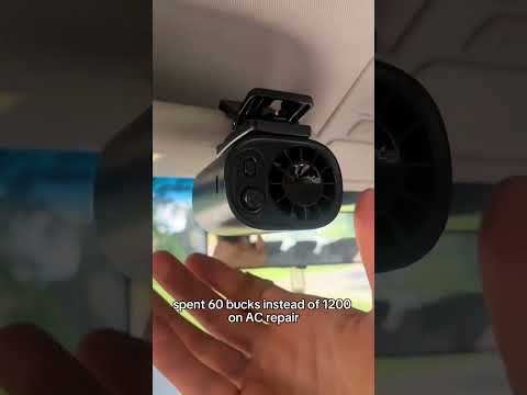 Stay Cool on the Road with This Clip-On Car Fan