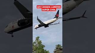 AIR CANADA LANDING AT TORONTO PEARSON INTERNATIONAL AIRPORT #canada #aviation #yyz