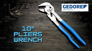 GEDORE 18310TC 10-inch Pliers Wrench with Plastic-Dipped Handles - Tool Review