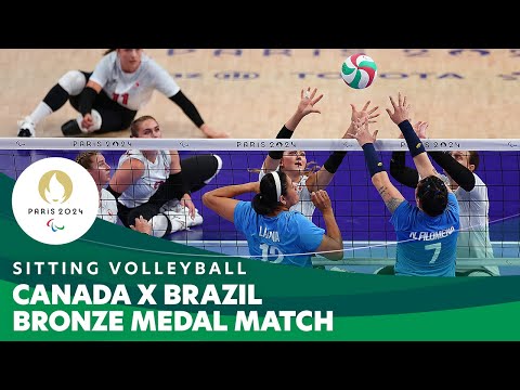 🇨🇦 Canada X Brazil 🇧🇷  - Women's Bronze Medal Match | Sitting Volleyball - Paris 2024 Paralympics