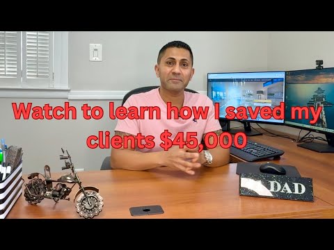 Watch to learn how I saved my clients $45,000!
