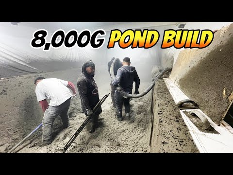 Building My 8,000G MONSTER FISH Pond (Pt. 3)