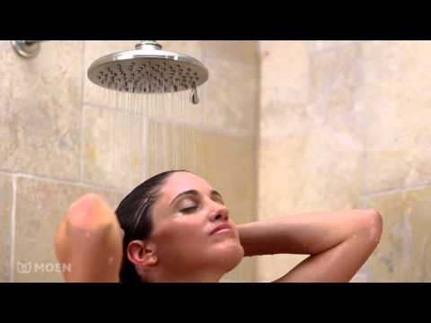 Velocity showerhead with immersion technology/ moen features...