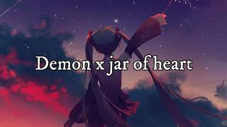 Download lagu I want to hide the true... - Demon x jar of heart mp3