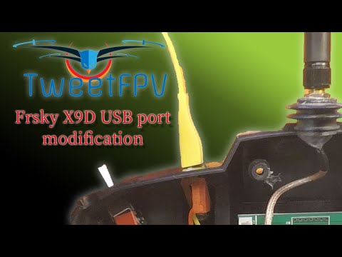 Frsky Taranis X9d USB Modification and Repair