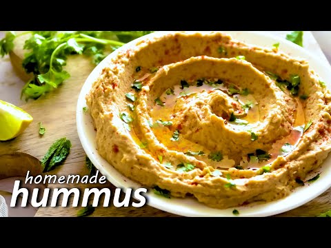 How To Make Classic Hummus From Scratch | Best Hummus Recipe | Easy Homemade Hummus