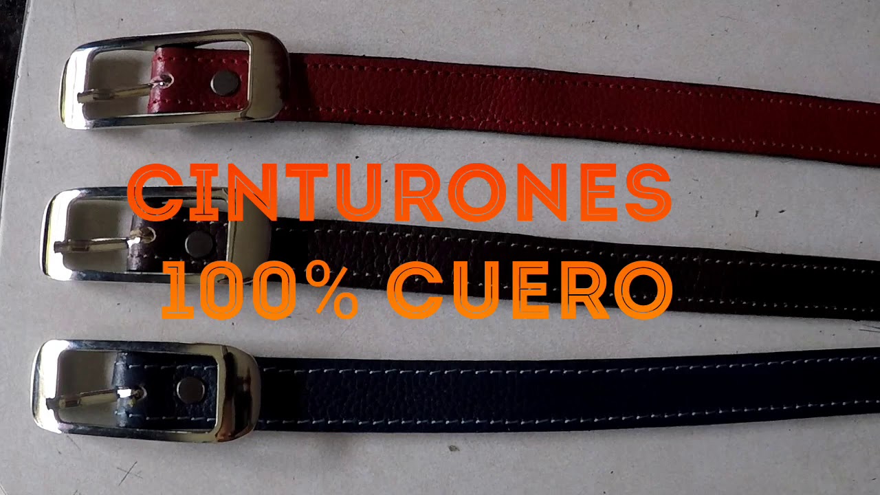 CINTURONES DE CUERO PARA DAMA FABRICADOS EN LA TALABARTERIA PLINIO ORTIZ