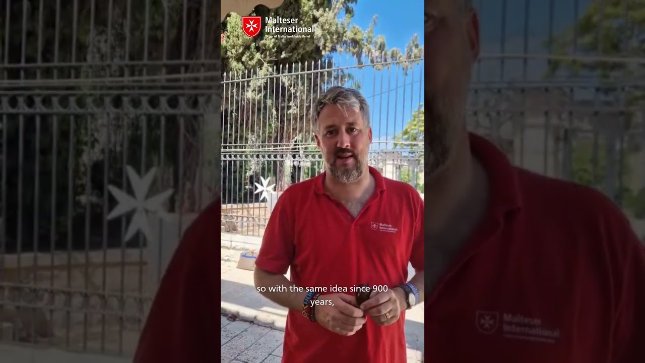 Standing at the birthplace of the Order of Malta