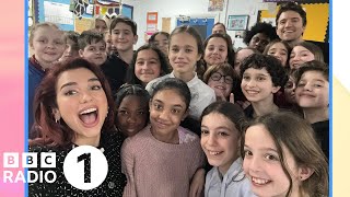 The right side of cheeky | Dua Lipa's Surprise Visit To Her Old School