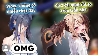 Trần nhà này của Gigi nó không đúng lắm...【Hololive Vietsub】