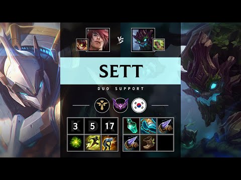Sett Support vs Maokai - KR Master Patch 25.18