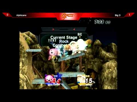 SSBB - BigD (Ice Climbers) vs Alphicans (MK / Red) Alberta Beat Down 2013 (Winner's Semi Finals)