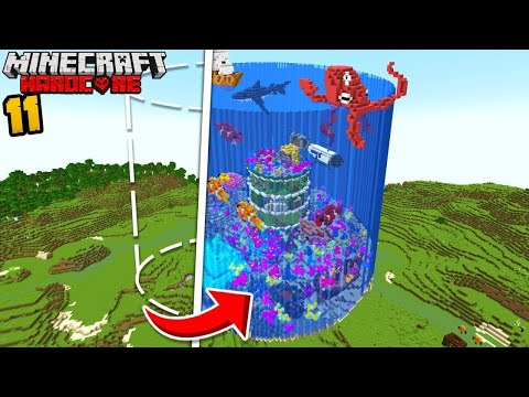 Ich habe die NORMALWELT in einen OZEAN in Minecraft Hardcore verwandelt!