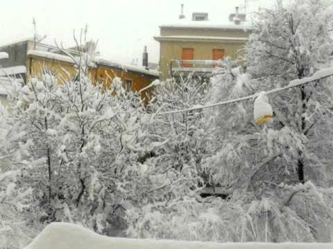 Nevicata a Celenza Valfortore.wmv
