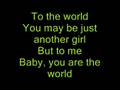 The World~Brad Paisley ( with lyrics )