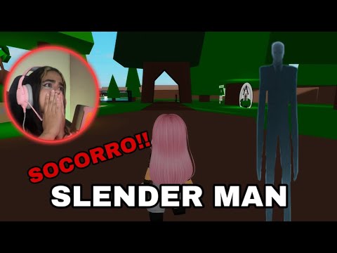 ENCONTREI O SLENDER MAN EM BROOKHAVEN | Roblox 😱