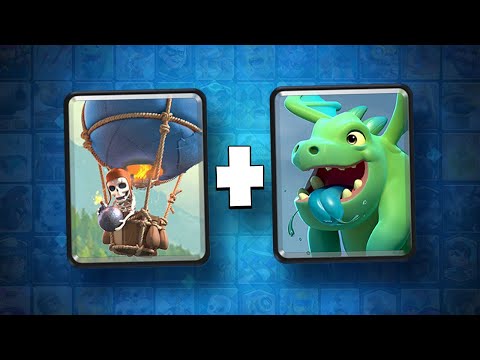 BalaÌƒo + BebeÌ‚ DragaÌƒo na REAL do Clash Royale