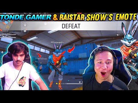TONDE GAMER & RAISTAR SHOWS ME EMOTE ON LONE WOLF😱👿