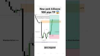 | 100 PIPS TP 😱 | #ict #smc #forex #trading #stockmarket #stocks #fyp