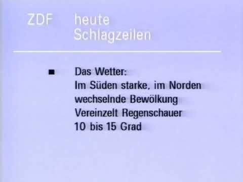 ZDF Heute-Schlagzeilen zum Sendeschluss 23.4.1982
