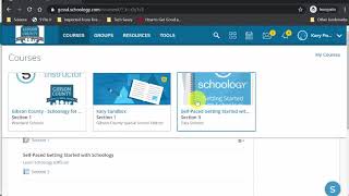 GCSSD Schoology Login