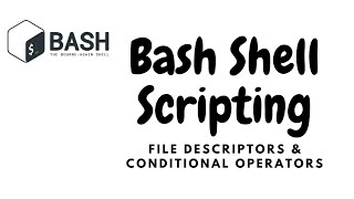 Bash Shell Scripting|File descriptors|If-then-else