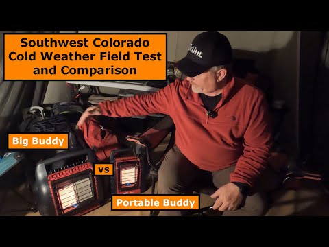 Big Buddy vs Portable Buddy Cold Weather Field Test | Shorts