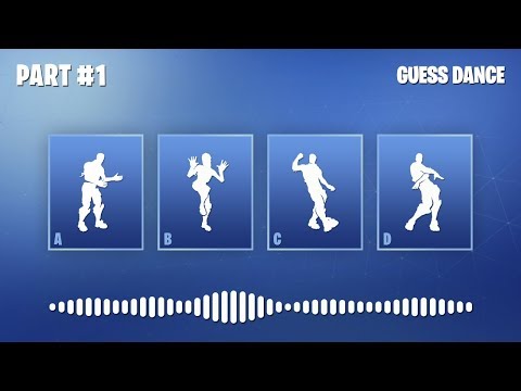 ADIVINA EL BAILE DE FORTNITE POR SU SONIDO - MÚSICA #1 - FORTNITE CHALLENGE | tusadivi
