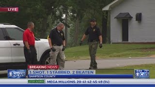 3 shot, 1 stabbed, 2 beaten at Sampson County country club