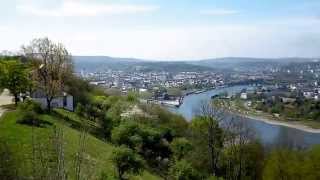 preview picture of video 'Blick über Koblenz von Ehrenbreitstein'