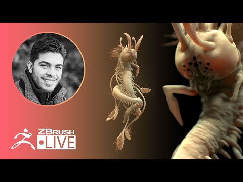 ZBrush Guides: Create a Wormy Creature #withme ! - Pablo Muñoz Gómez - ZBrush 2020