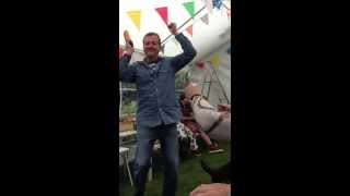 John's victory dance