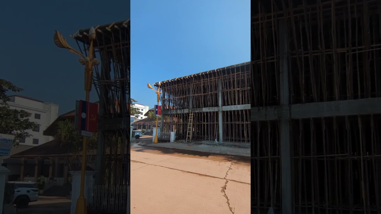 ラオスの建築が色んな意味で不安しかない