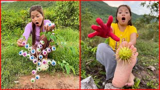 Survival Skills: SMART idea and USEFUL with single mom in forest #bushcraft #camping #outdoors #idea