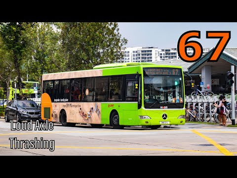 (Joyride) SMB121U on 67 - Mercedes-Benz OC500LE Gemilang Loud Axle Thrashing
