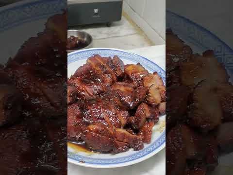 My homemade Char sui ( Chinese BBQ pork ) | Yoe Vlogs