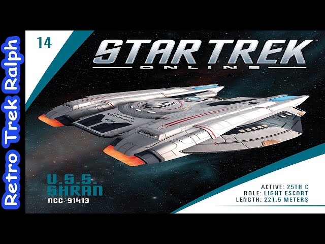 Vídeo relacionado con La colección oficial de Star Trek Online Starships | Shran-Class Federation Light Pilot Escort con revista Número 14 por Eaglemoss Hero Collector