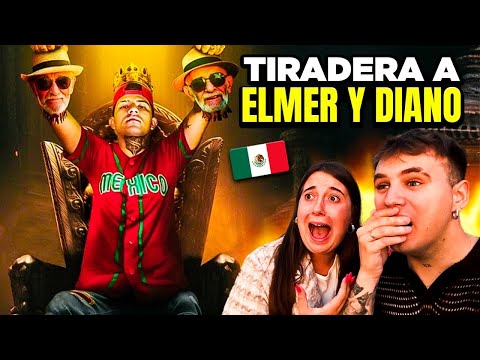 🇪🇸 REACCIÓN a la TIRADERA a ELMER y DIANO de SIECK 🇲🇽🤬 **esto se salió de control!!!**