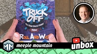 Truck Off: The Food Truck Frenzy Roll & Write Unboxing