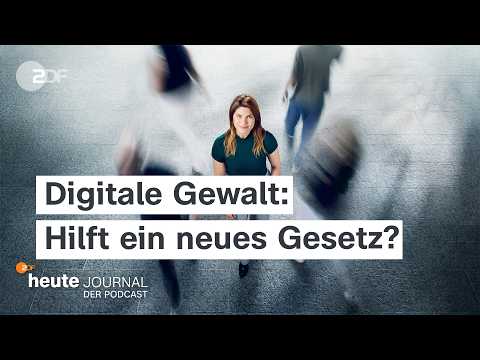 Video Thumbnail: Digitale Gewalt: Hilft ein neues Gesetz? | heute journal - der Podcast