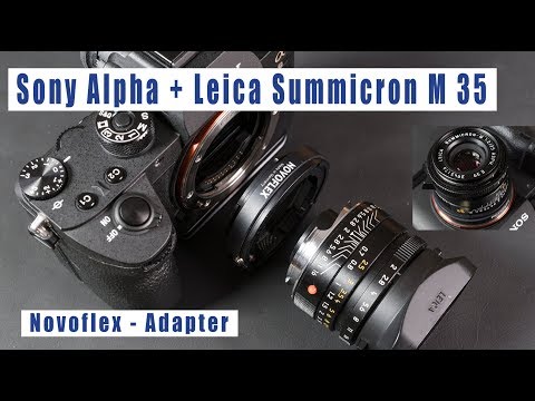 Novoflex Adapteris Leica M objektyvas su Fuji X PRO kamera video