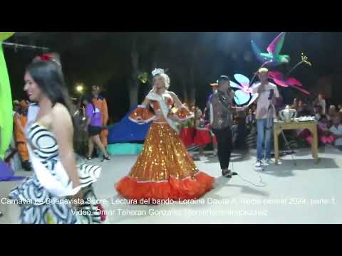 Carnaval de Buenavista Sucre  Lectura del Bando. Loraine Davila. A. 2024