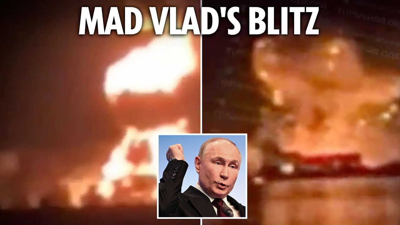 Raging Putin's huge Ukraine air strike to mark 3rd year of failed invasion