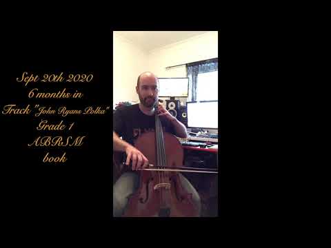 6 months Cello Progress Adult Learner
